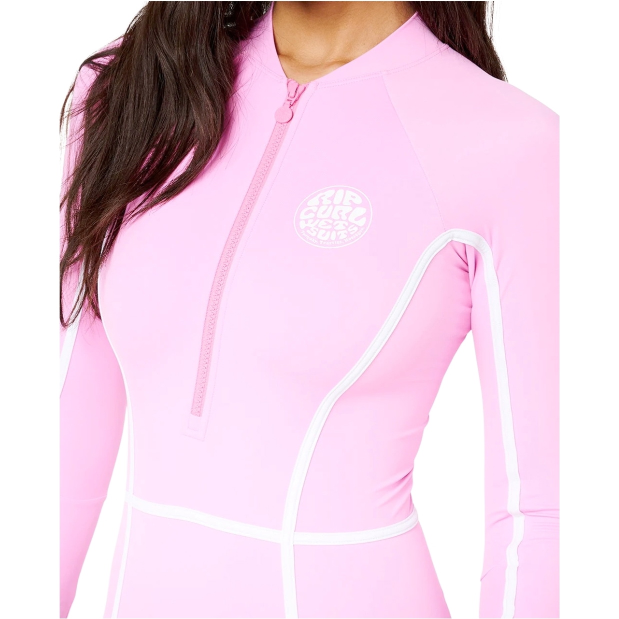 2026 Rip Curl Mujer Traje De Surf Clásico De Manga Larga 19FWRV - Fuchsia